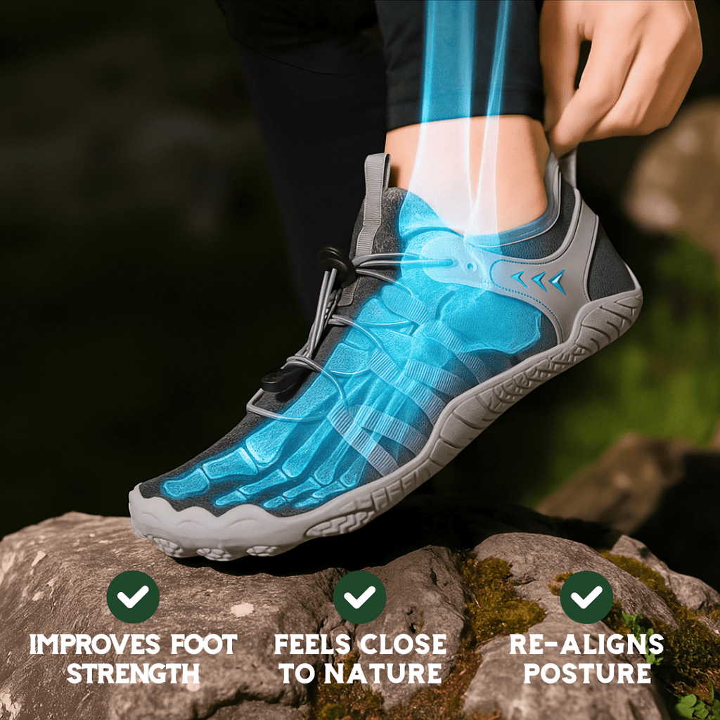 Lehké barefoot boty EarthStride pro každodenní přirozený pohyb bez bolesti
