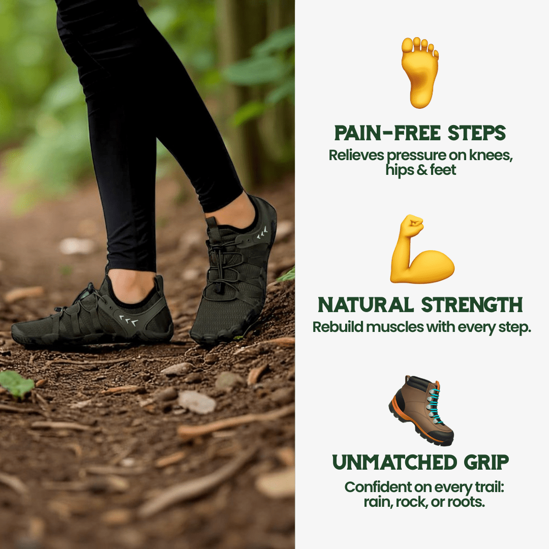 Lehké barefoot boty EarthStride pro každodenní přirozený pohyb bez bolesti