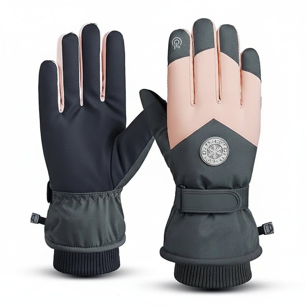 ArcticFlow Warm Winter Gloves Waterproof Non Slip Touch Screen Skiing Comfort