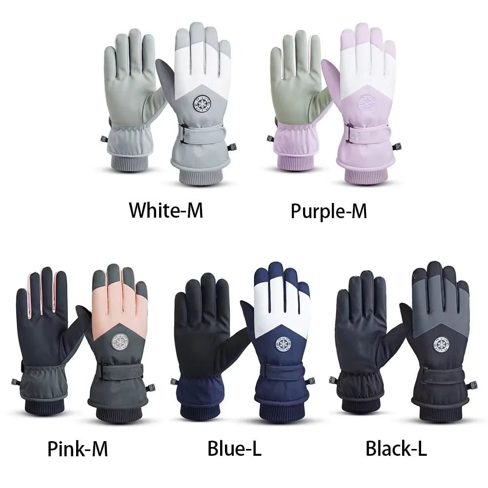 ArcticFlow Warm Winter Gloves Waterproof Non Slip Touch Screen Skiing Comfort