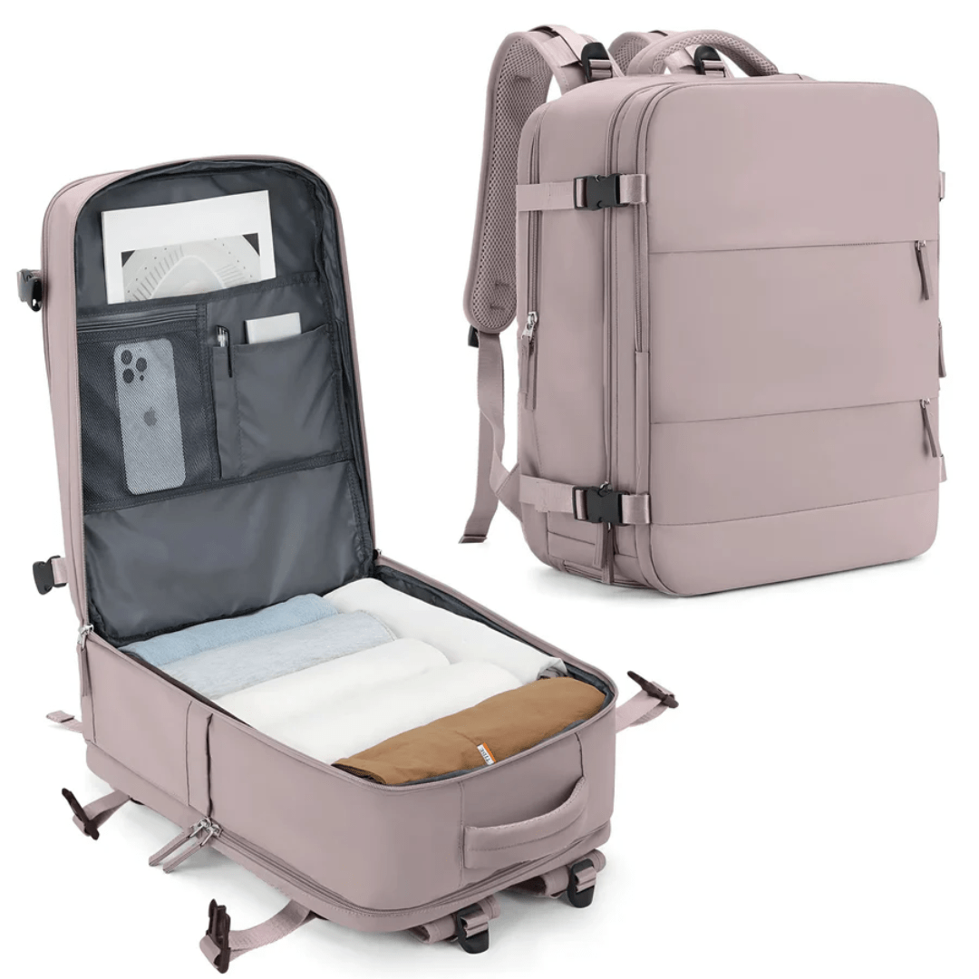 Bagaglio a mano VoyageLite con scomparti intelligenti e design ideale per i viaggi