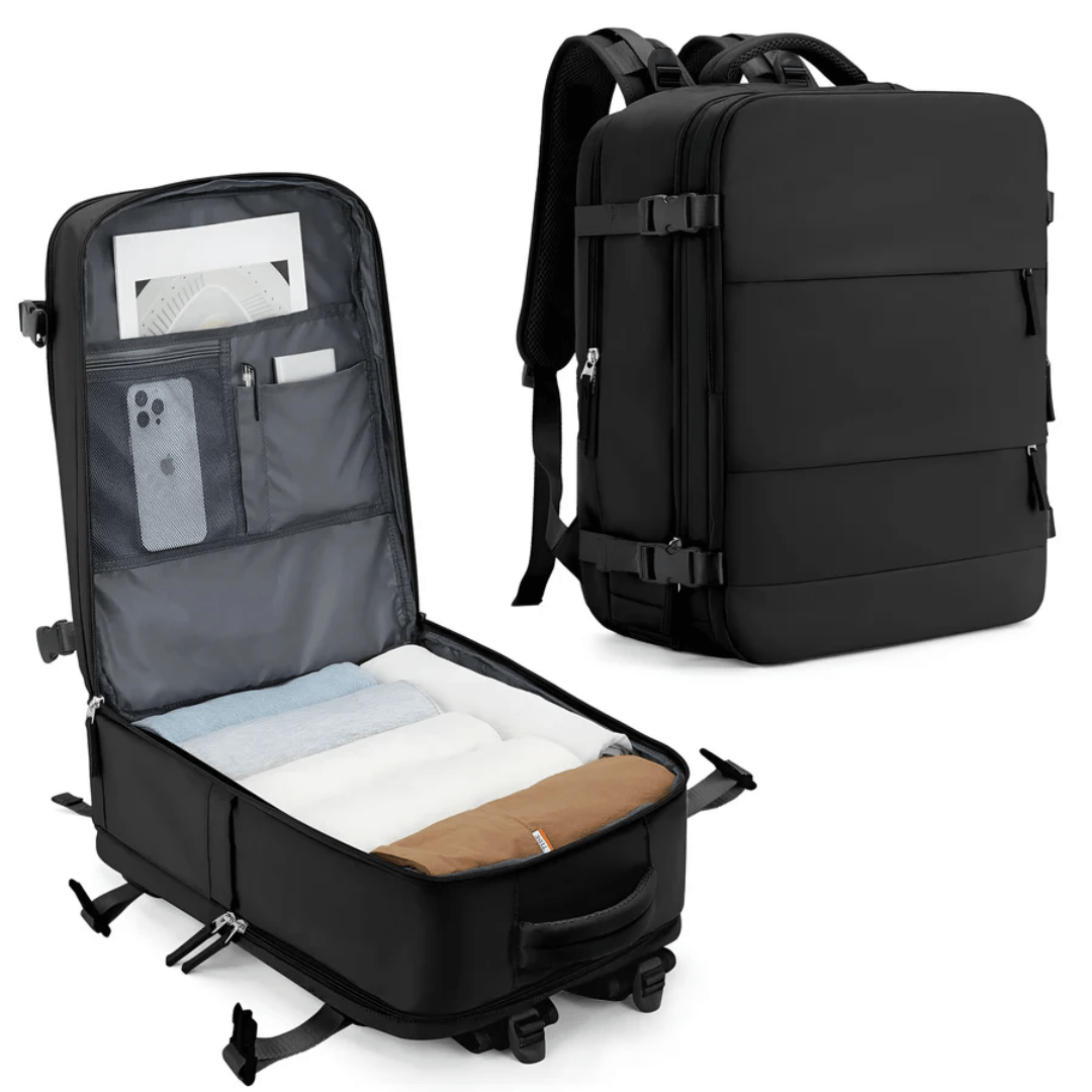 Bagaglio a mano VoyageLite con scomparti intelligenti e design ideale per i viaggi