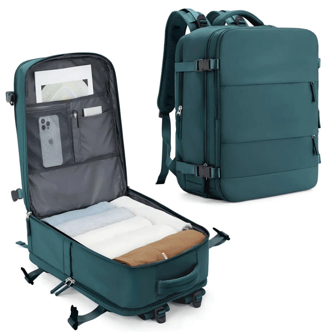 Bagaglio a mano VoyageLite con scomparti intelligenti e design ideale per i viaggi