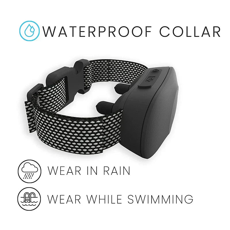 Collier de dressage pour chien TUG avec portée ultra longue et design étanche