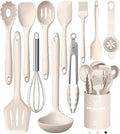 Set Alat Dapur Silikon Gading - Anti Lekat, Tahan Panas, Ergonomik