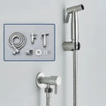 Pulvérisateur de bidet portatif moderne en acier inoxydable - Kit d'installation facile