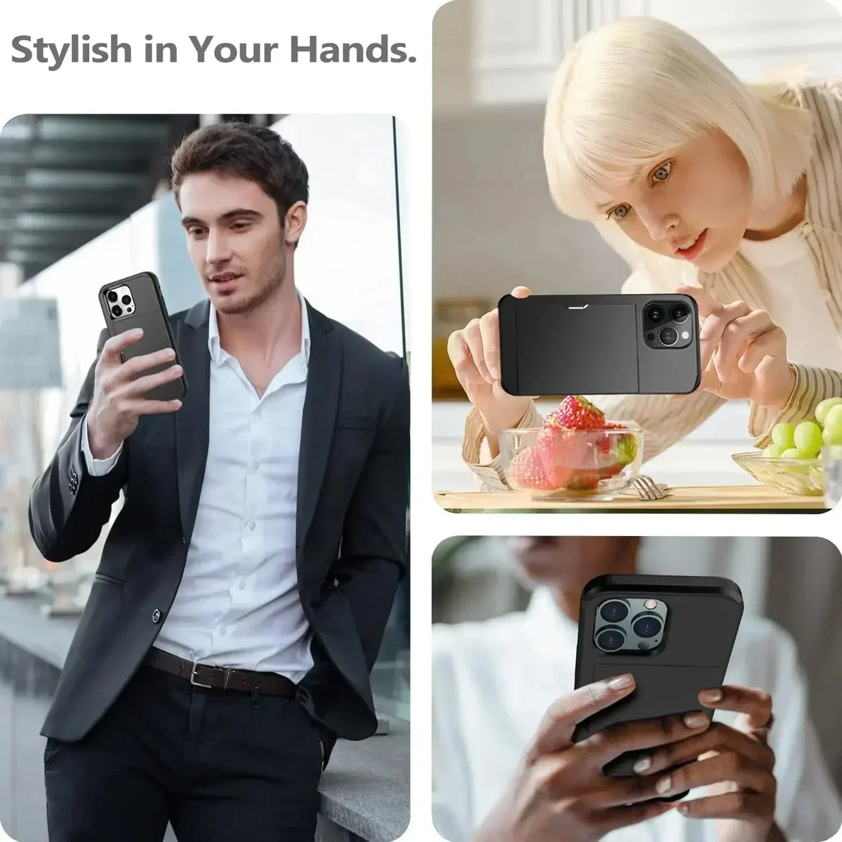 Coque antichoc pour iPhone : bords surélevés et protection durable