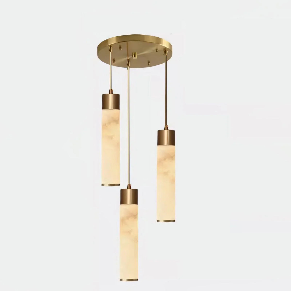 Dike White Alabaster Pendant Light - Neutralighting