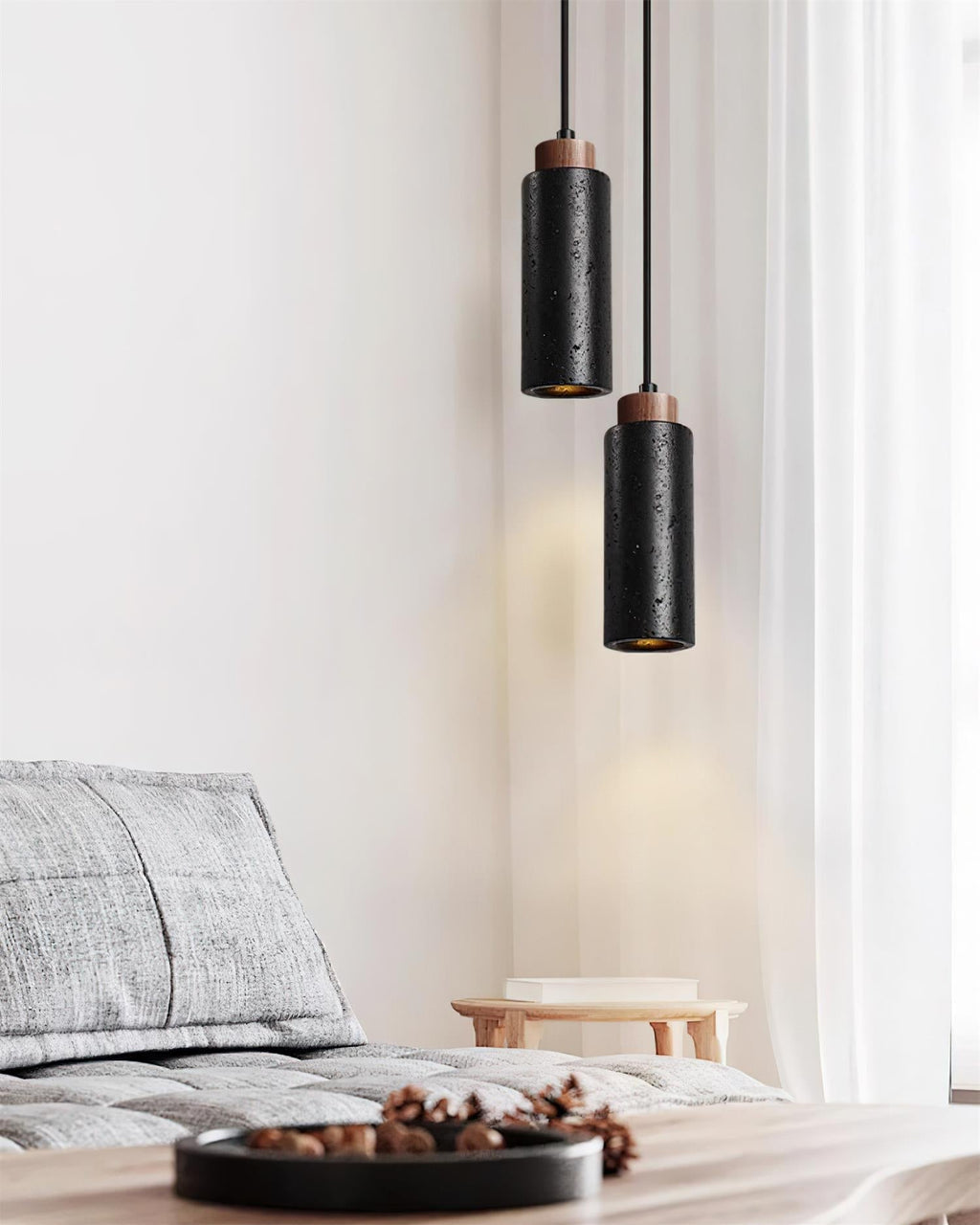 Fioden minimalistisk pendellampe — loftslampe med flere lampehoveder