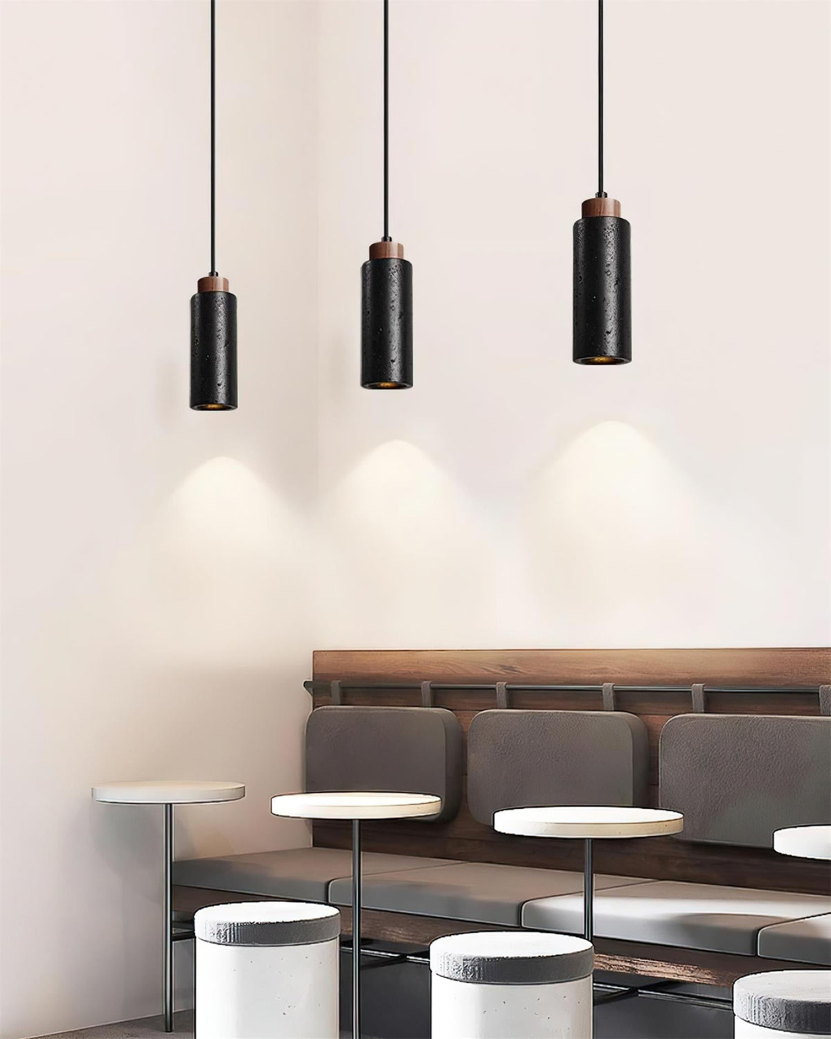 Fioden minimalistisk pendellampe — loftslampe med flere lampehoveder