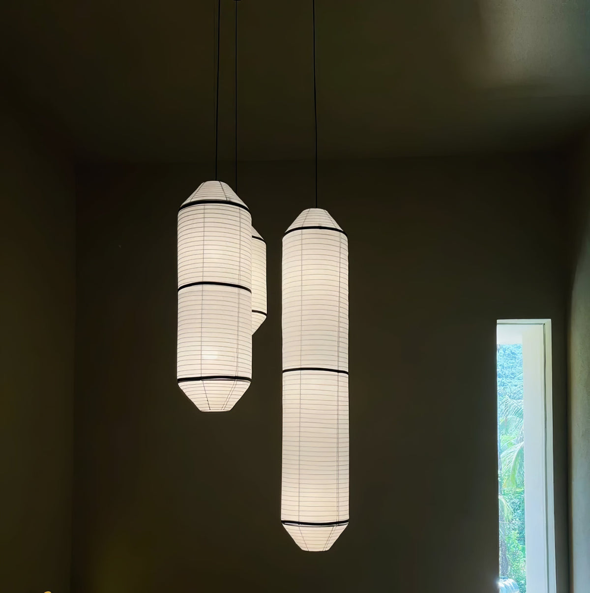 Citheis Pendelleuchte aus natürlicher Maulbeerseide – modernes, minimalistisches Design