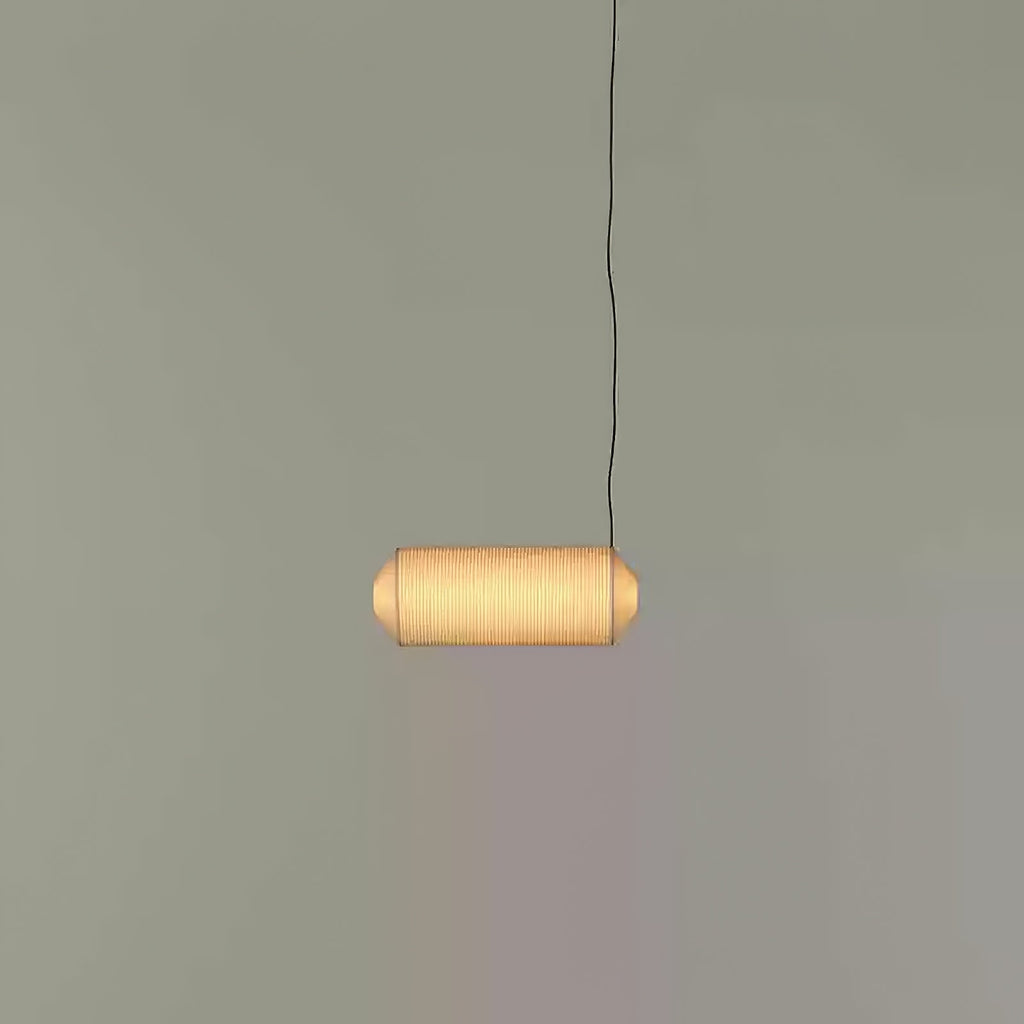Citheis Modern Minimalist Natural Mulberry Silk Metal Pendant Lamp - Lamp Outdoor