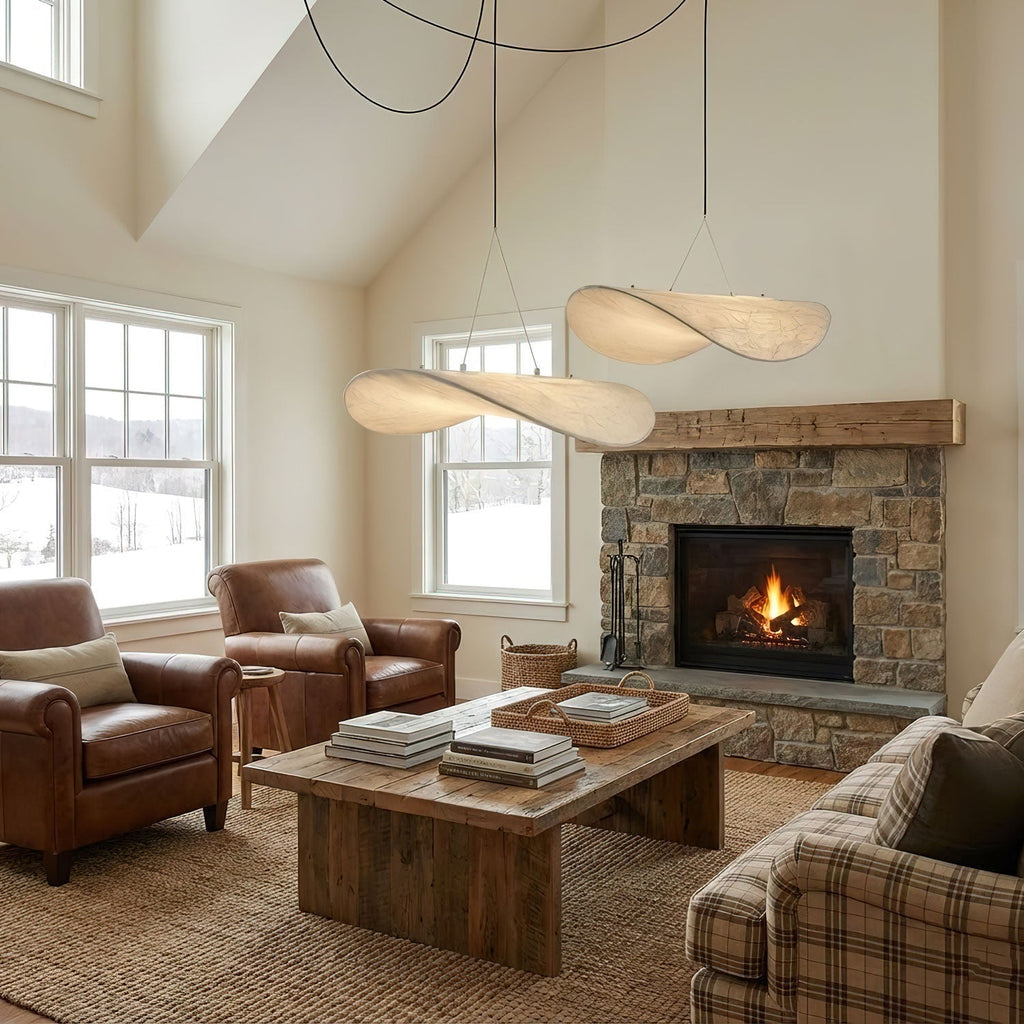 Tense Sculptural Pendant Light — Floating Silhouette & Multi Head Cluster Configuration