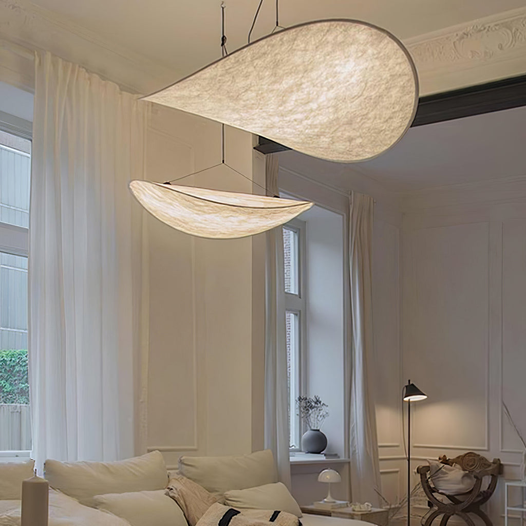 Tense Sculptural Pendant Light — Floating Silhouette & Multi Head Cluster Configuration