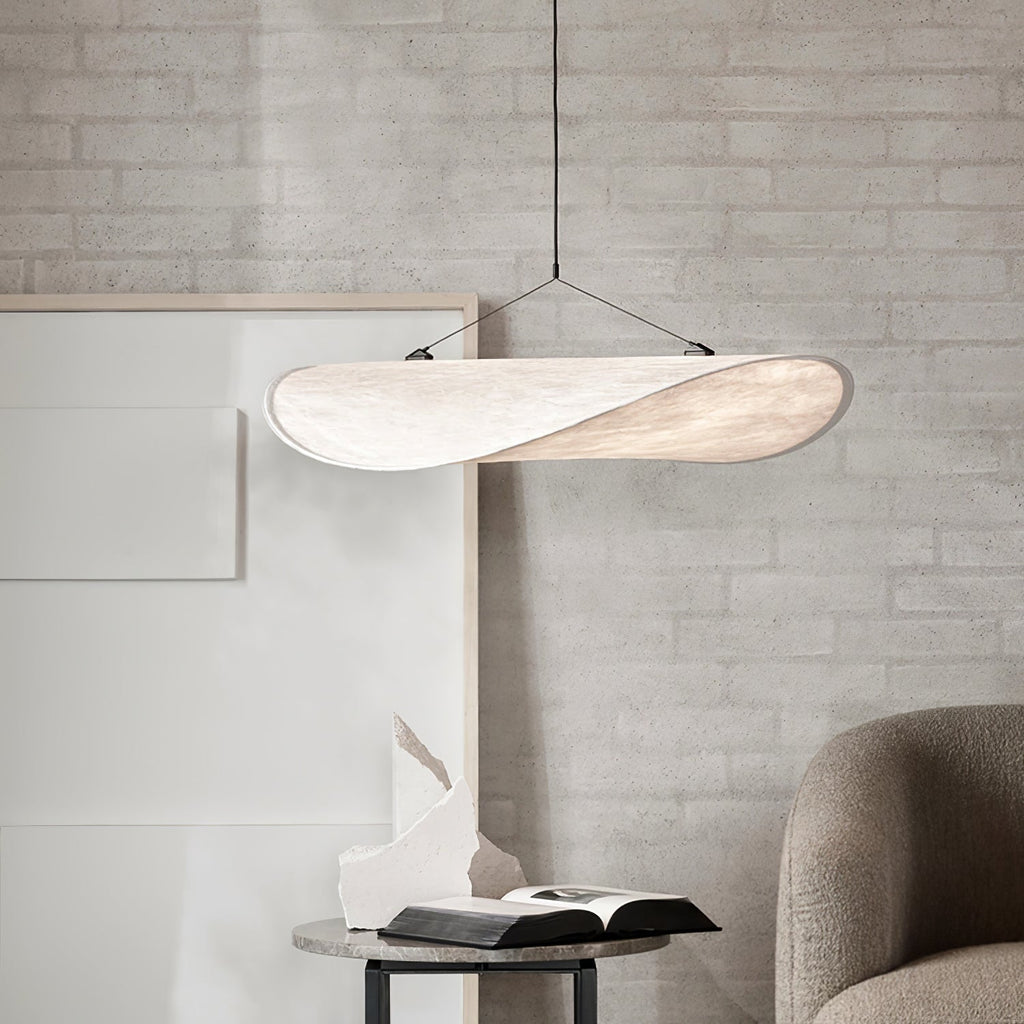 Tense Tyvek Pendant Lamp — Multi-Disc Arrangement