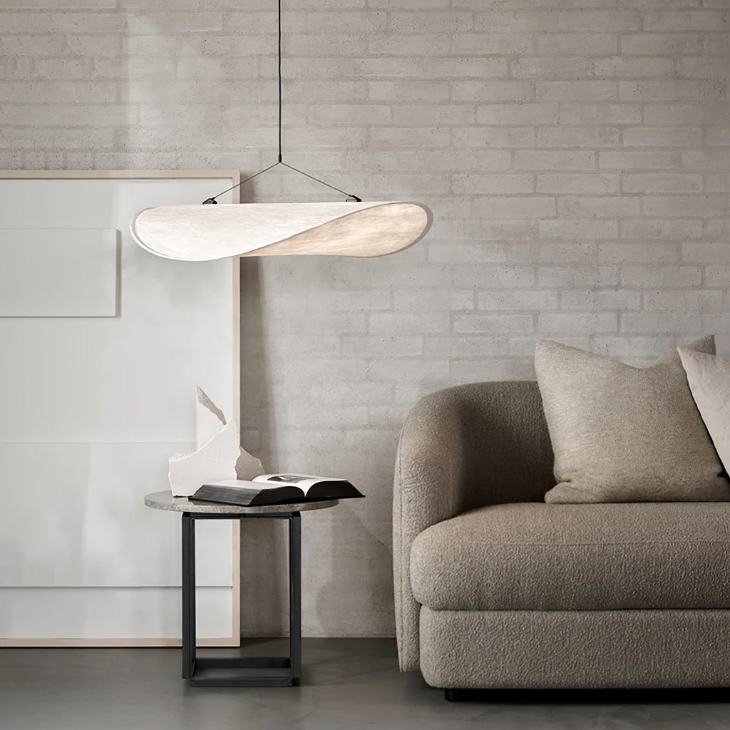 Tense Tyvek Pendant Lamp — Multi-Disc Arrangement