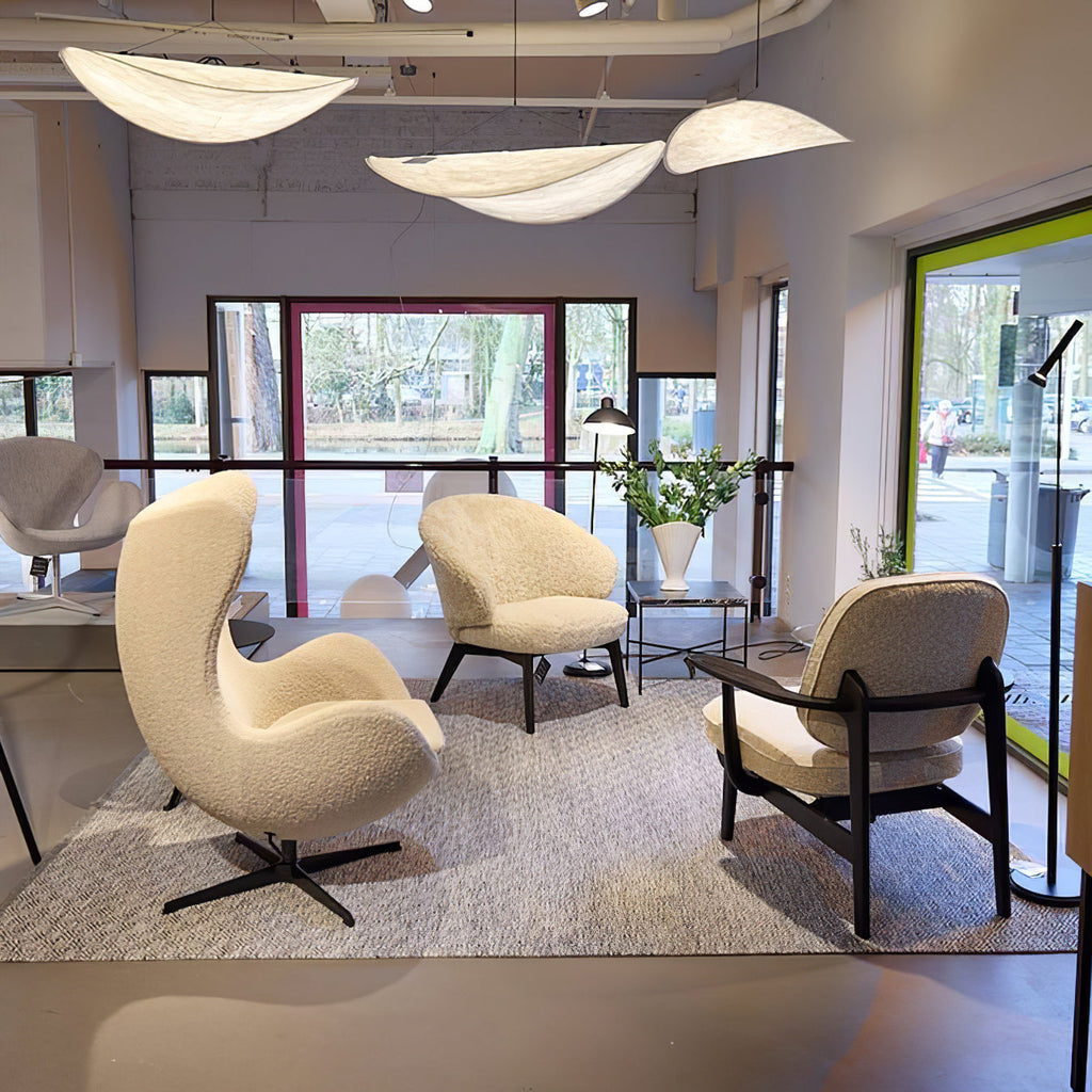 Tense Tyvek Pendant Lamp — Multi-Disc Arrangement