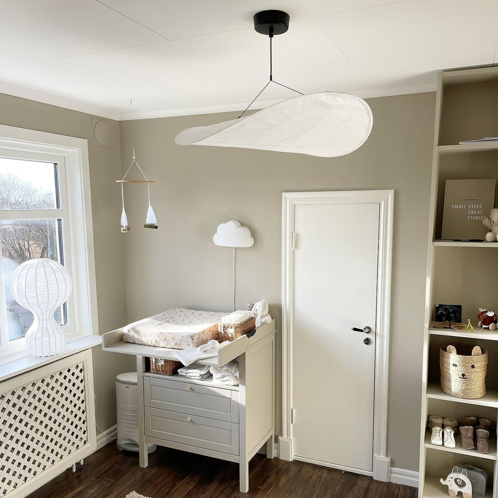Tense Tyvek Pendant Lamp — Multi-Disc Arrangement
