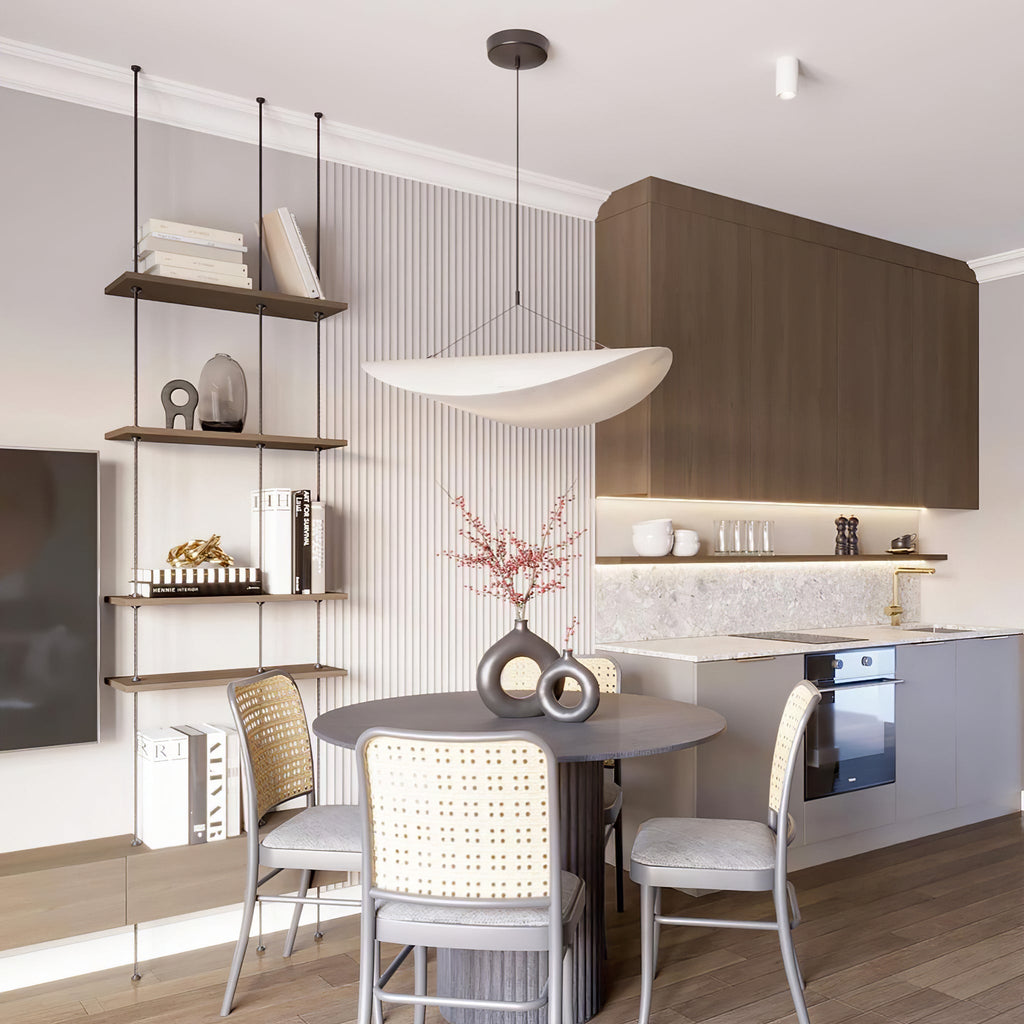 Tense Sculptural Pendant Light — Floating Silhouette & Multi Head Cluster Configuration