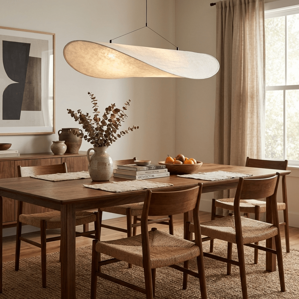 Tense Sculptural Pendant Light — Floating Silhouette & Multi Head Cluster Configuration