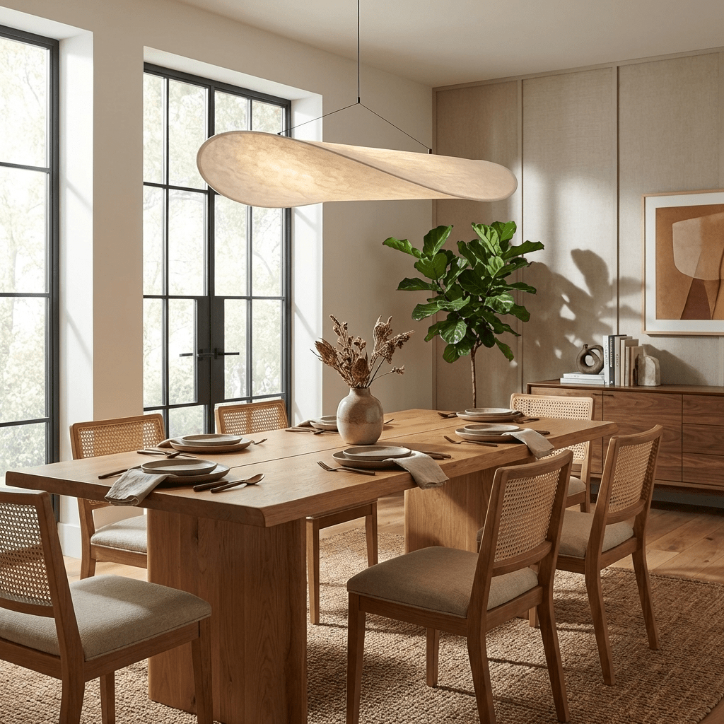Tense Sculptural Pendant Light — Floating Silhouette & Multi Head Cluster Configuration