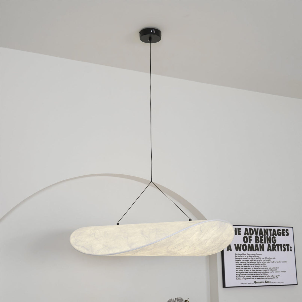 Tense Sculptural Pendant Light — Floating Silhouette & Multi Head Cluster Configuration