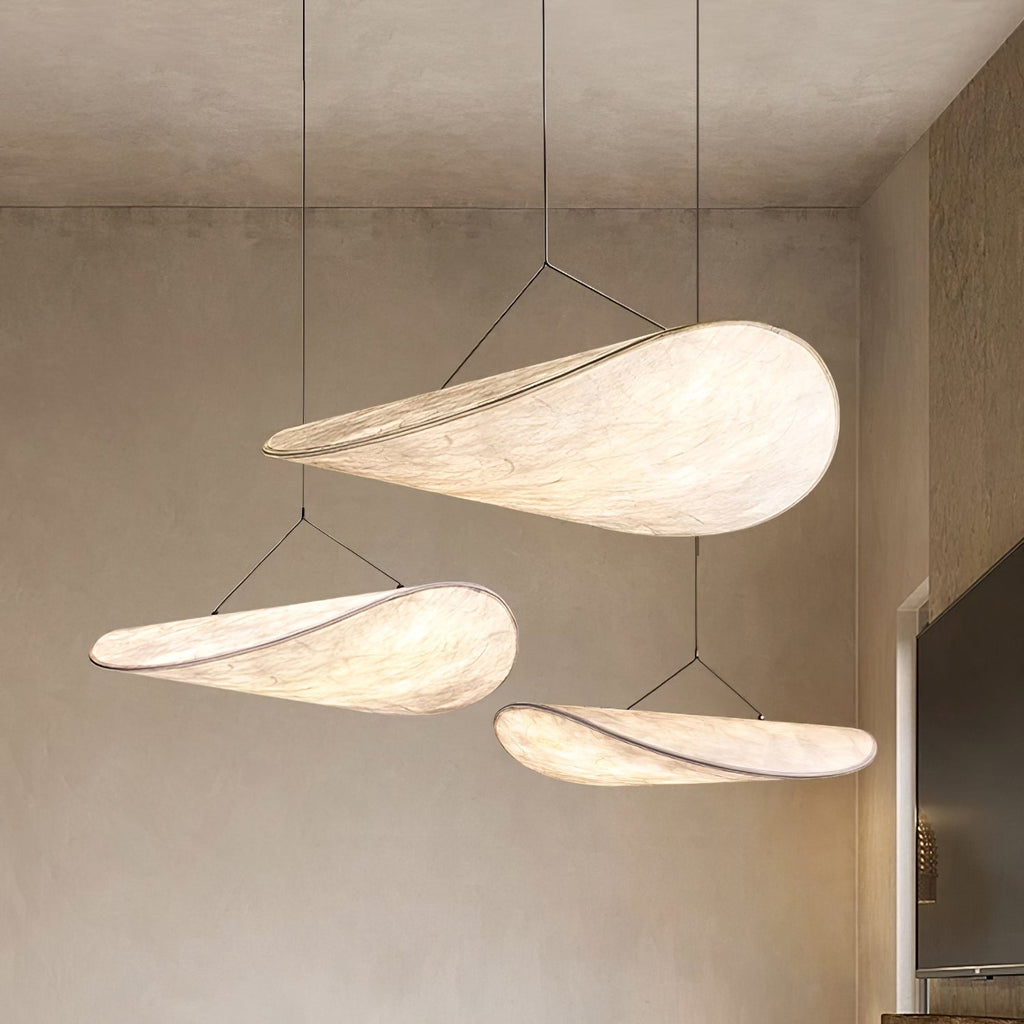 Tense Sculptural Pendant Light — Floating Silhouette & Multi Head Cluster Configuration