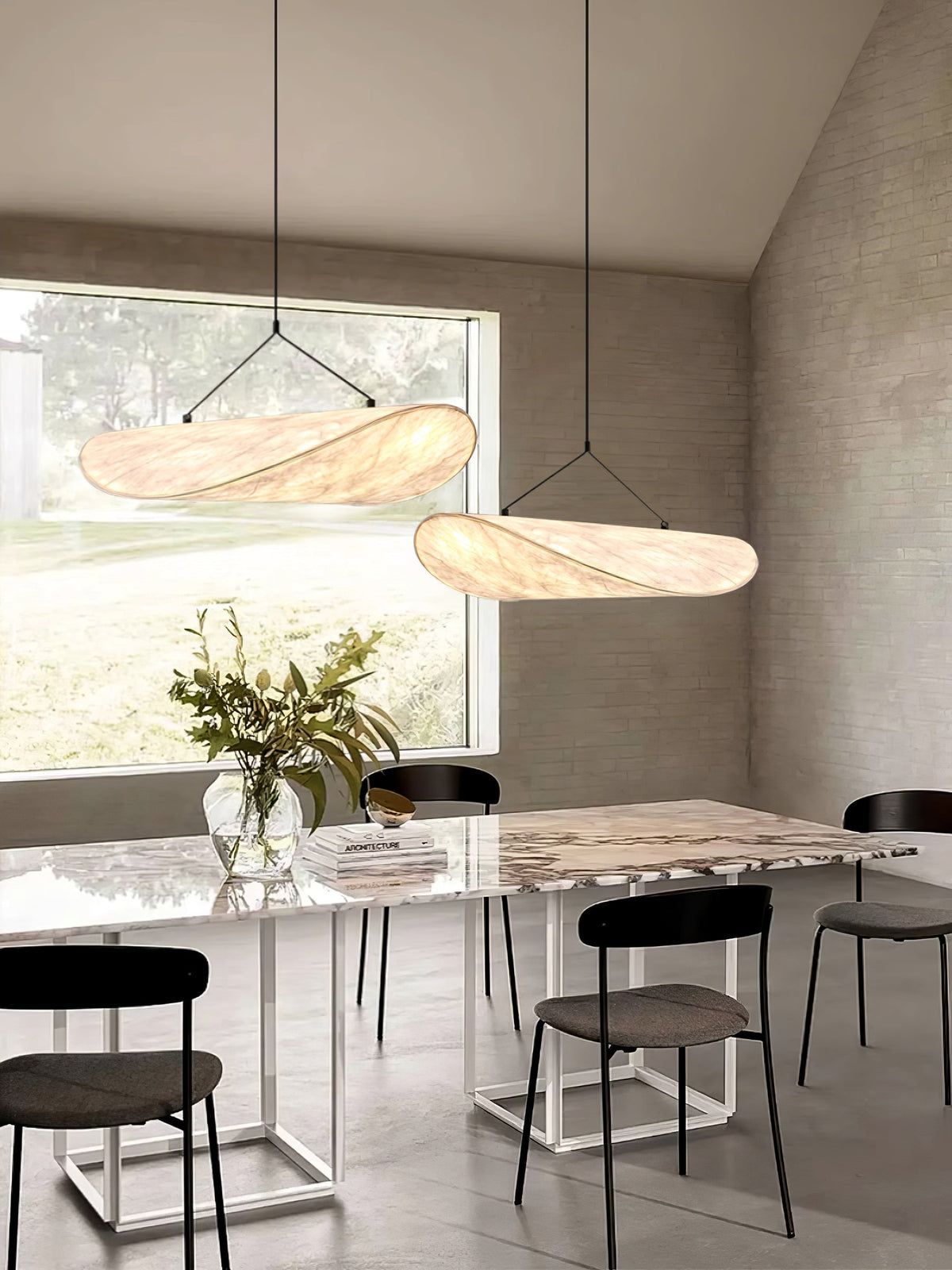 Tense Sculptural Pendant Light — Floating Silhouette & Multi Head Cluster Configuration