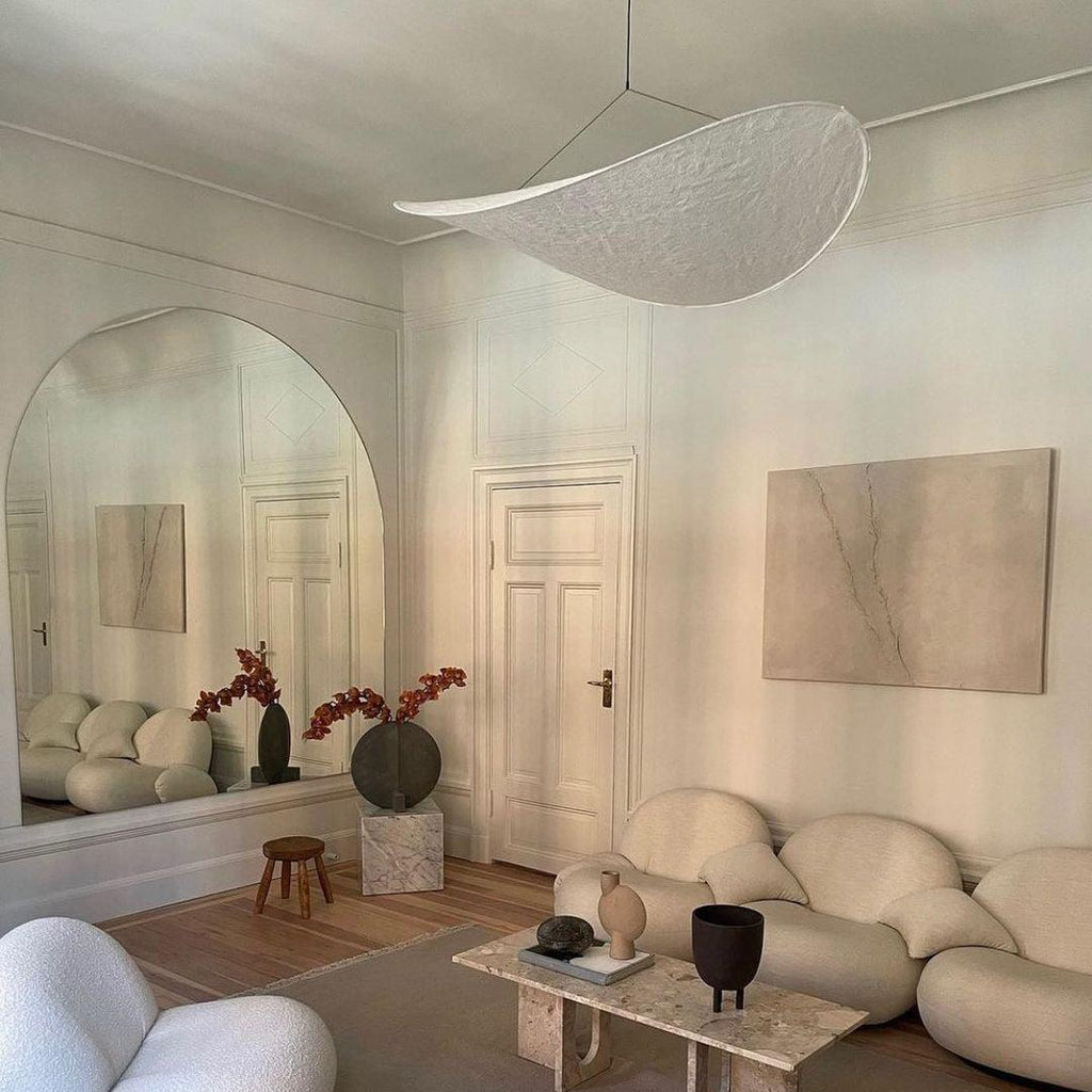 Tense Tyvek Pendant Lamp — Multi-Disc Arrangement