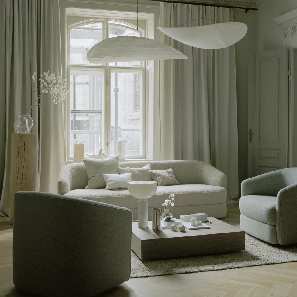 Tense Tyvek Pendant Lamp — Multi-Disc Arrangement