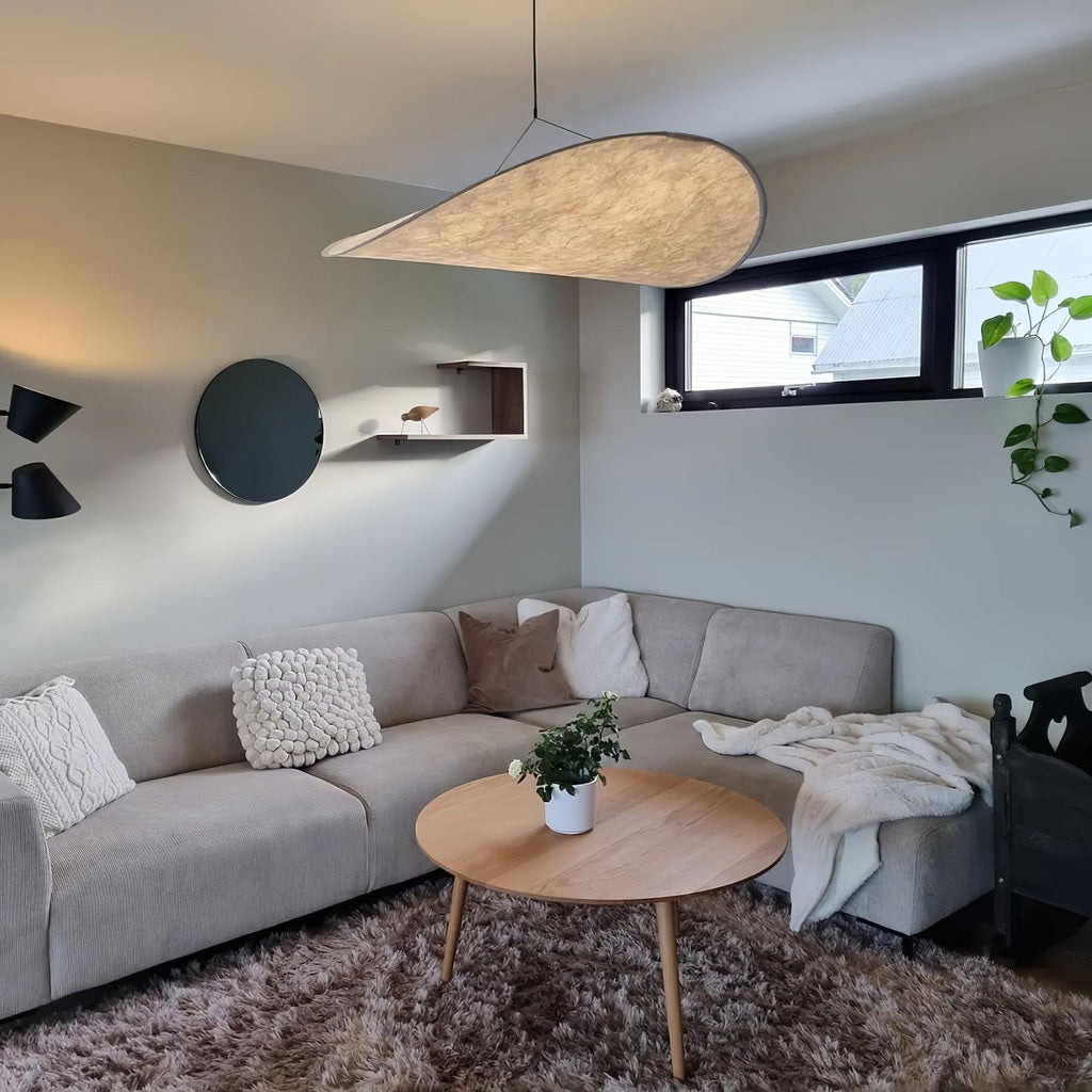 Tense Tyvek Pendant Lamp — Multi-Disc Arrangement