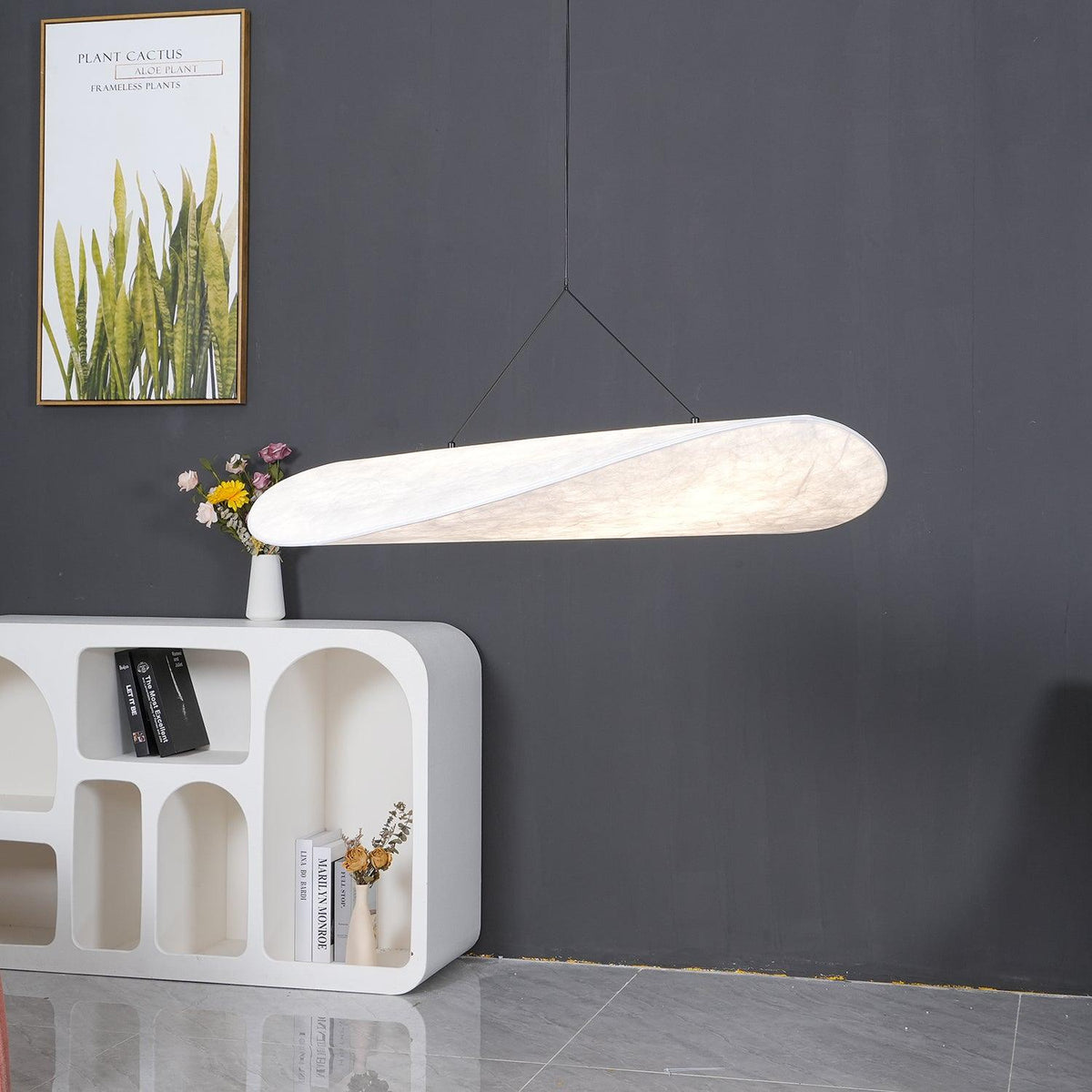 Tense Sculptural Pendant Light — Floating Silhouette & Multi Head Cluster Configuration