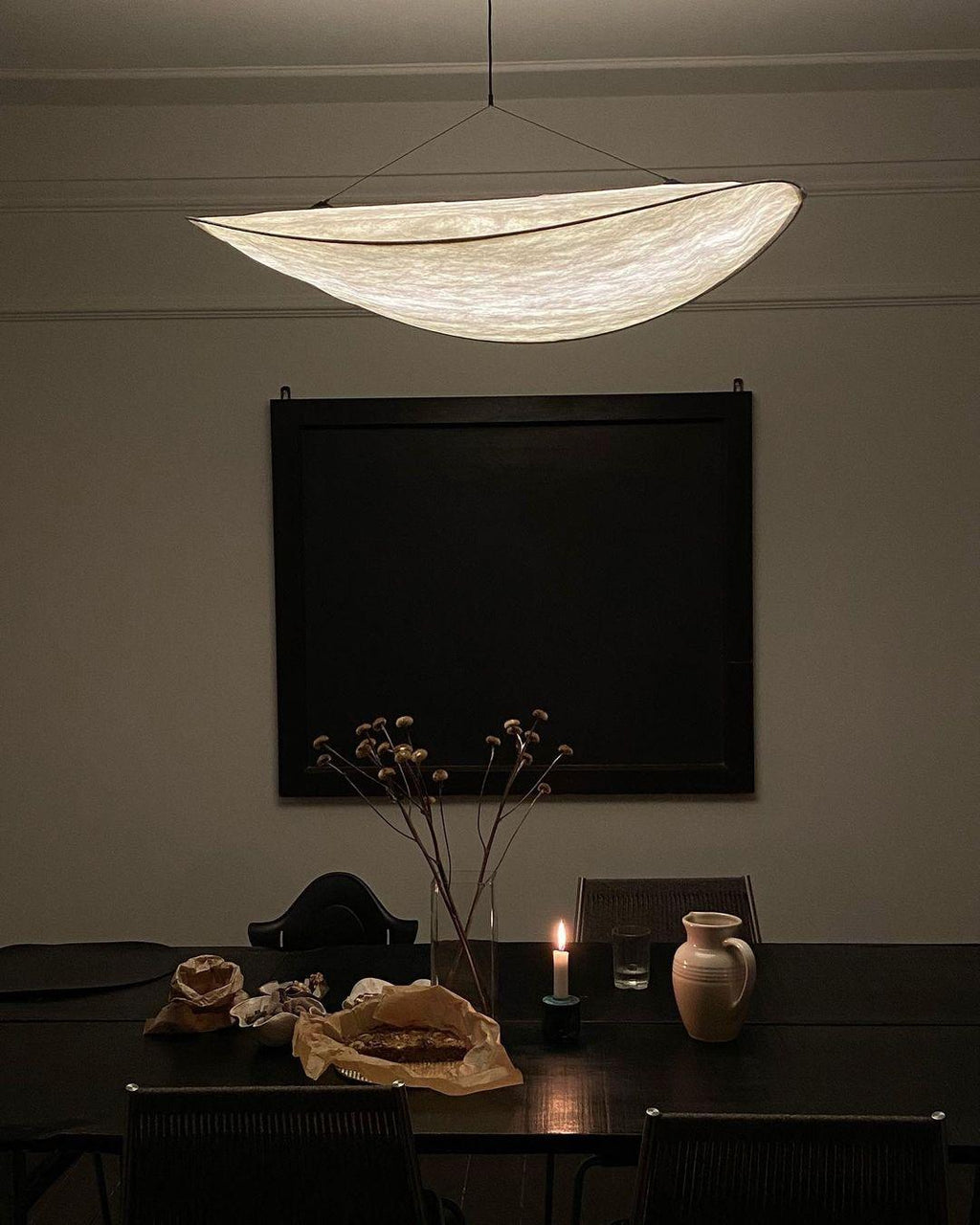 Tense Sculptural Pendant Light — Floating Silhouette & Multi Head Cluster Configuration