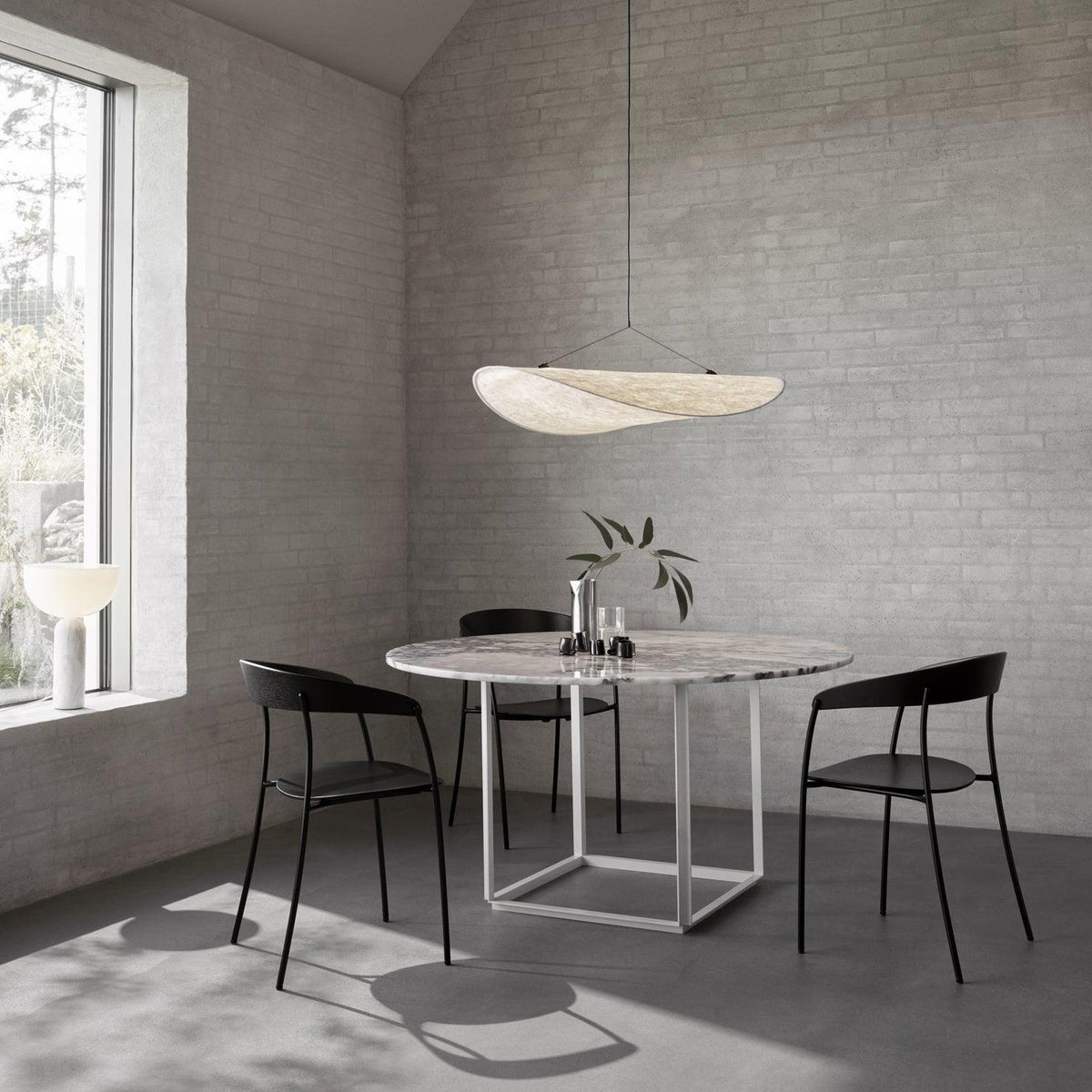 Tense Tyvek Pendant Lamp — Multi-Disc Arrangement