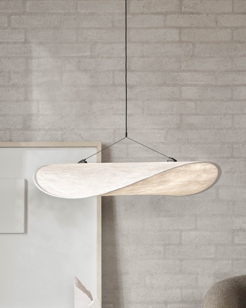 Tense Tyvek Pendant Lamp — Multi-Disc Arrangement