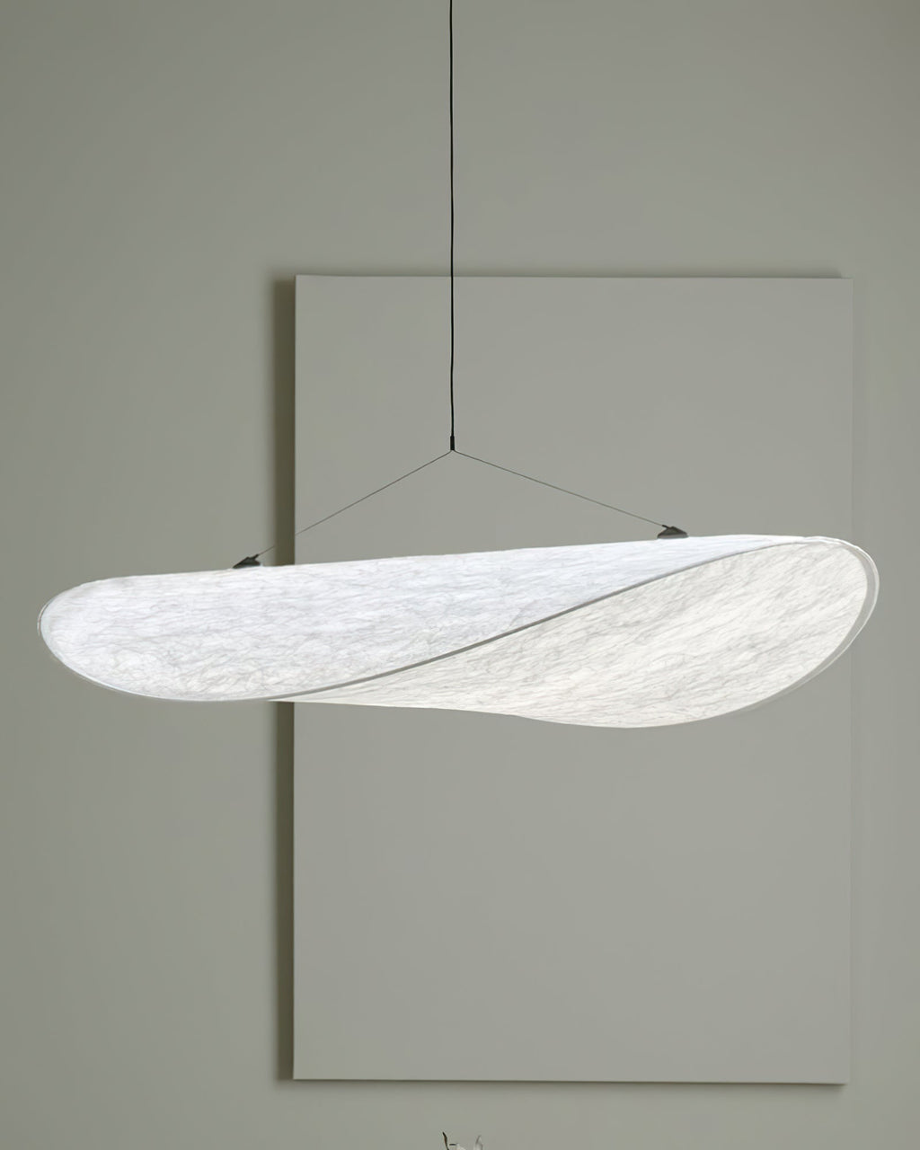 Tense Tyvek Pendant Lamp — Multi-Disc Arrangement