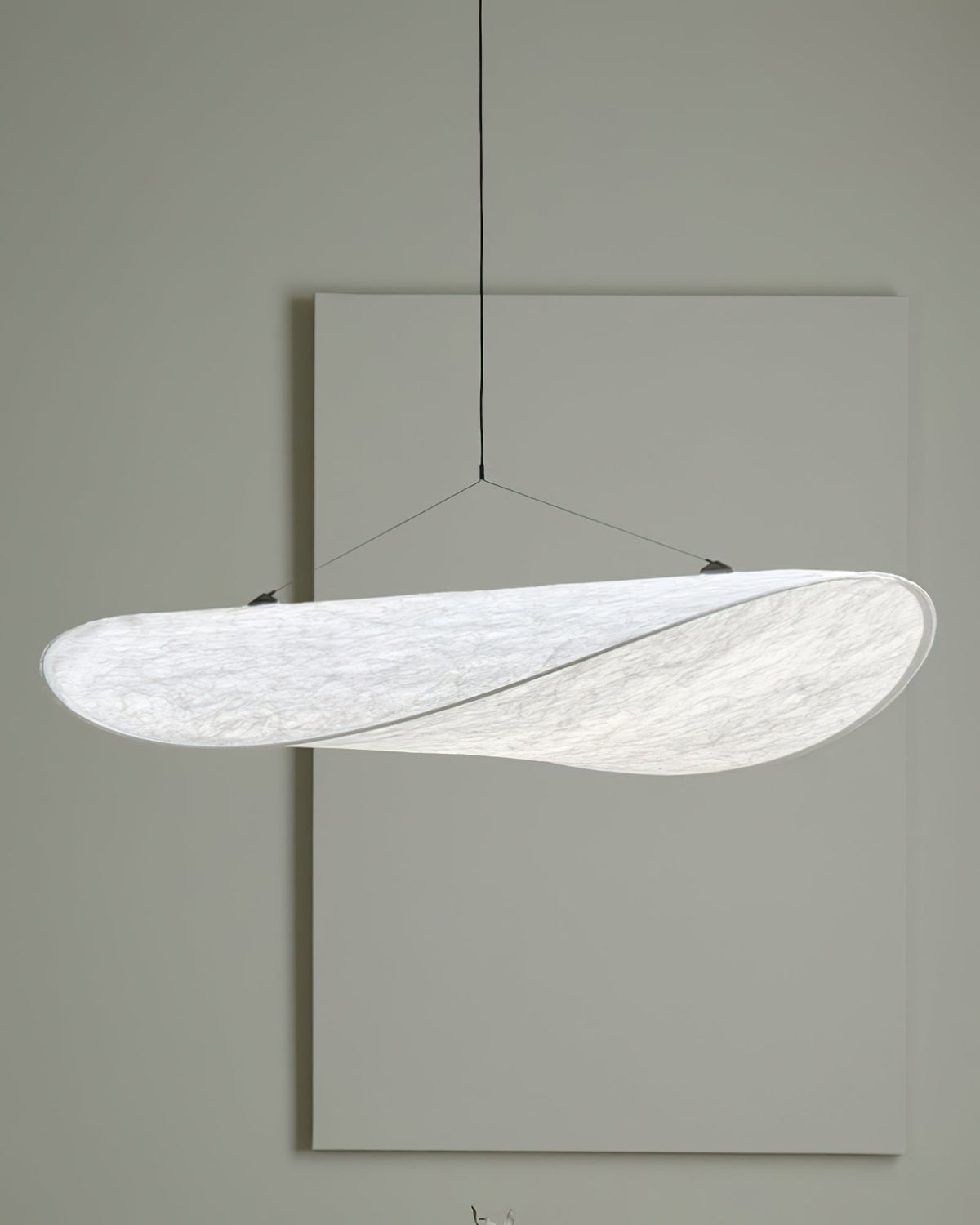 Tense Tyvek Pendant Lamp — Multi-Disc Arrangement