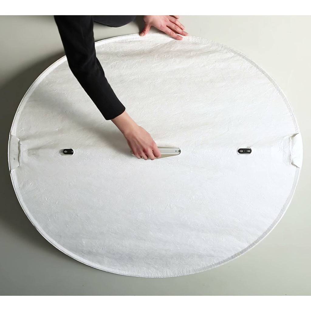 Tense Tyvek Pendant Lamp — Multi-Disc Arrangement