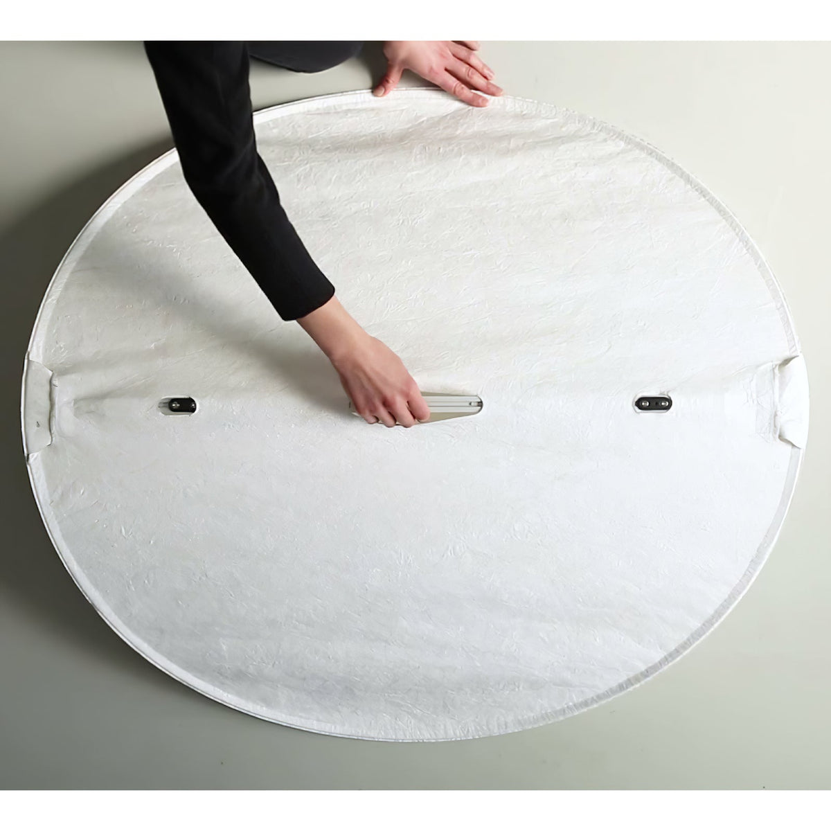 Tense Tyvek Pendant Lamp — Multi-Disc Arrangement