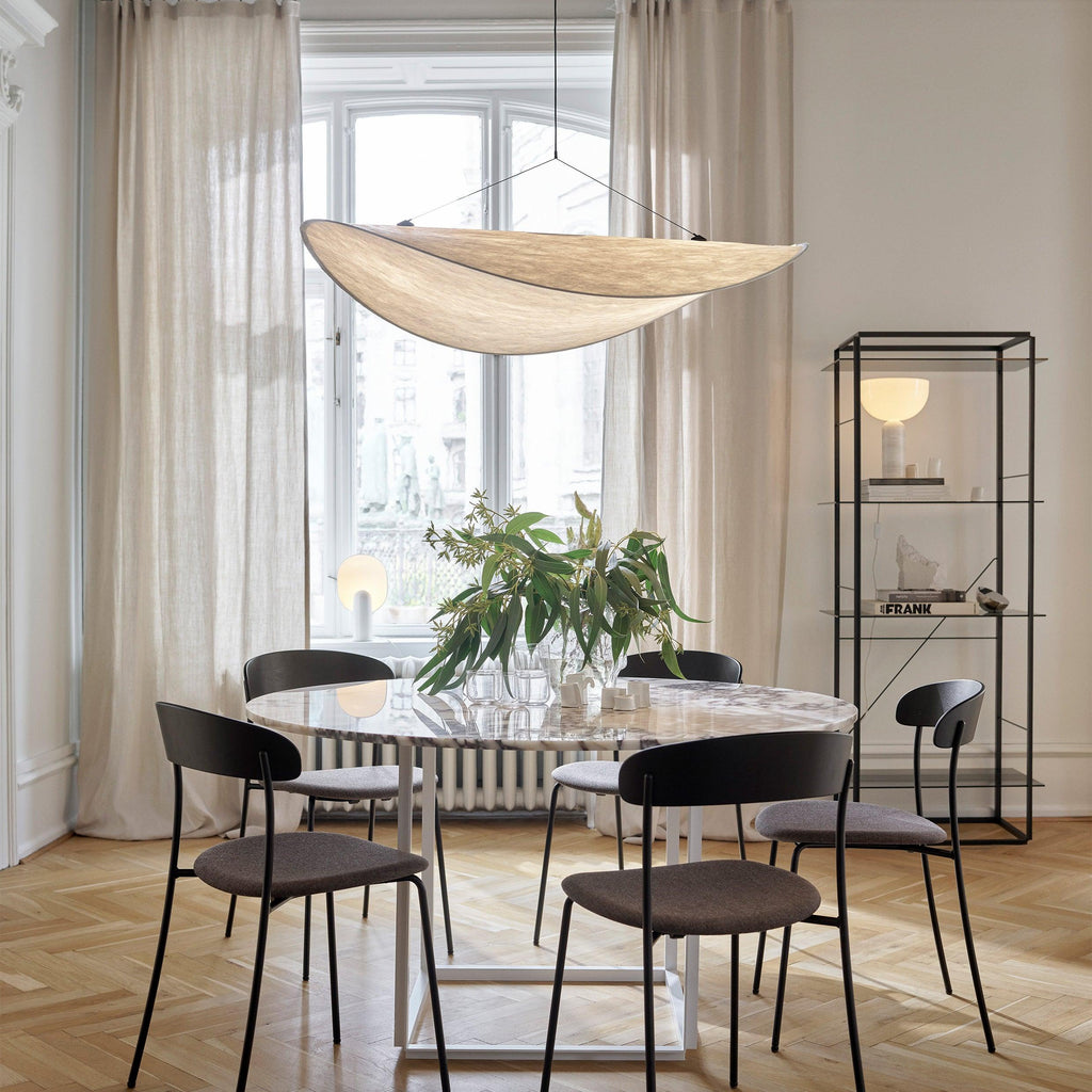 Tense Tyvek Pendant Lamp — Multi-Disc Arrangement