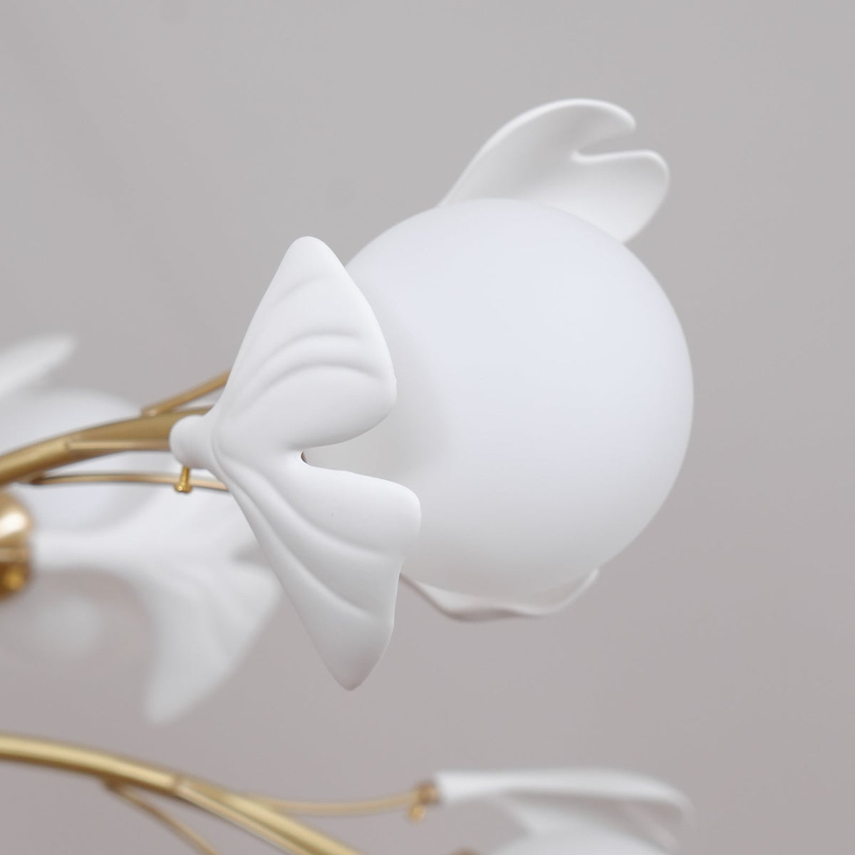 Thalassa Gingko Chandelier — Multi-Arm Design with Central Column