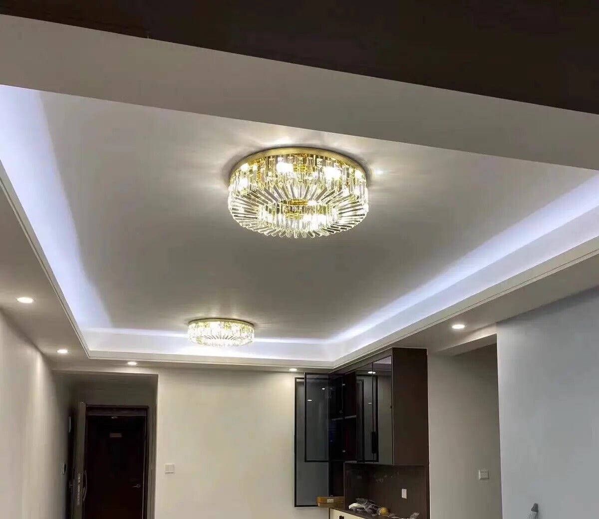 Lunaria | Lampadario a Corona di Cristallo | Orntli