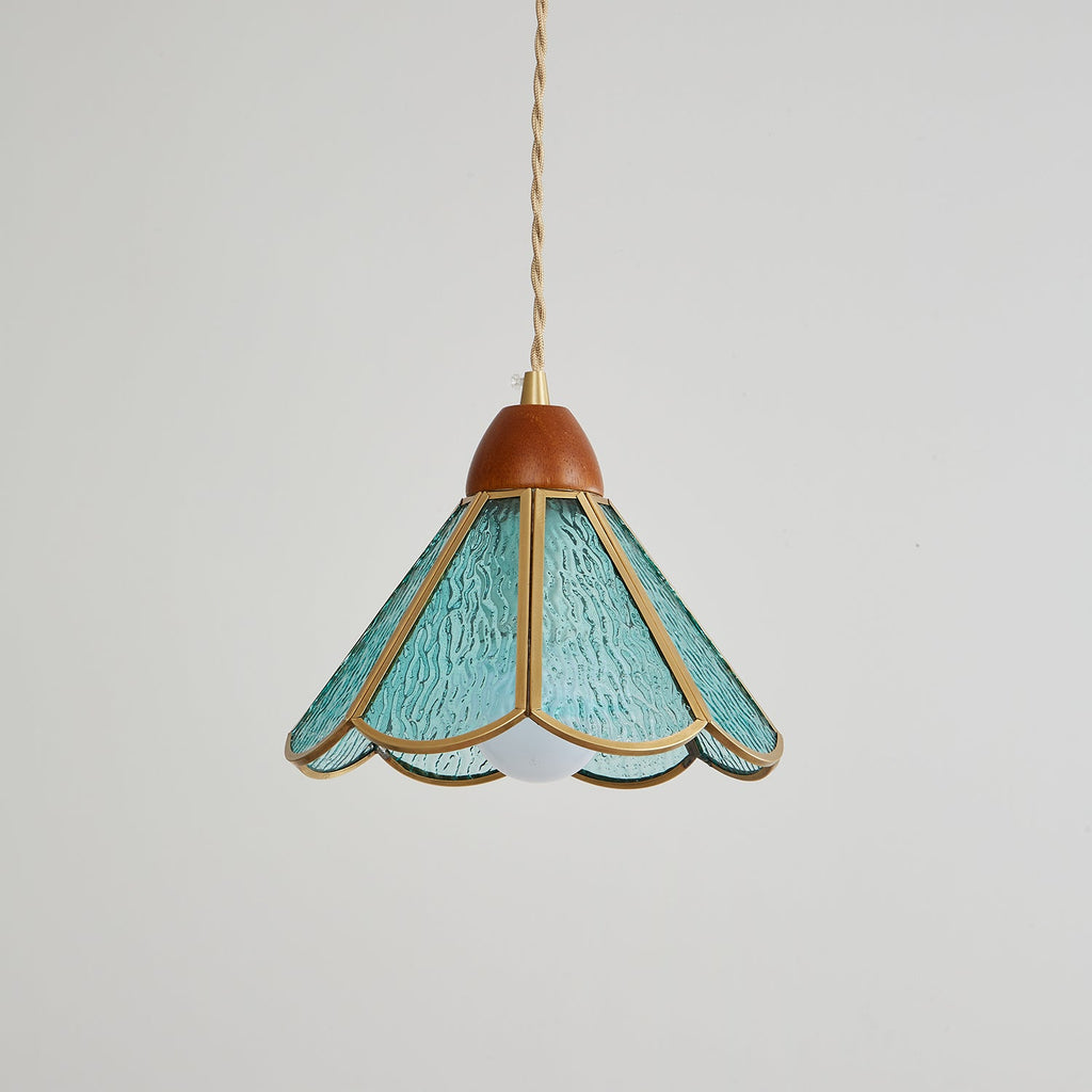 Tiffany Stained Glass Pendant Lamp — Vibrant Decorative Ceiling Light