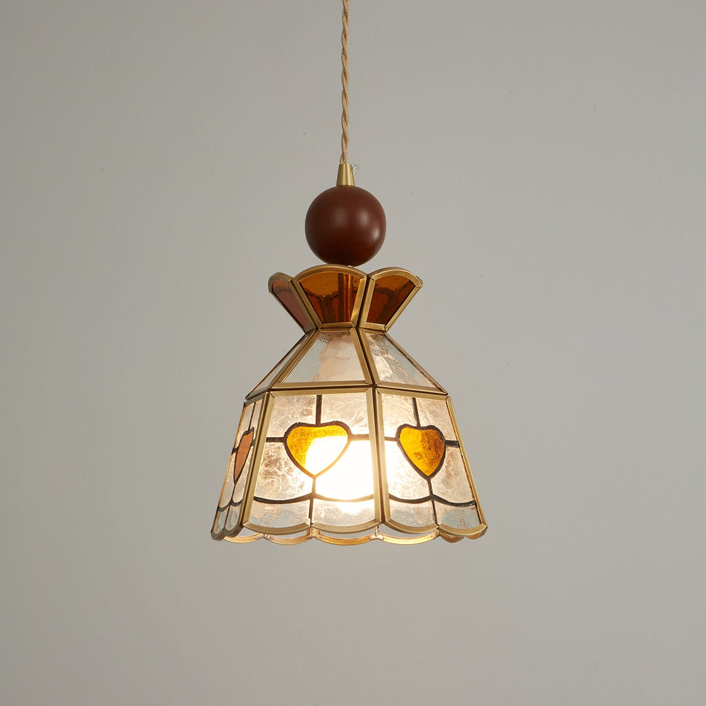 Tiffany Stained Glass Pendant Lamp — Vibrant Decorative Ceiling Light