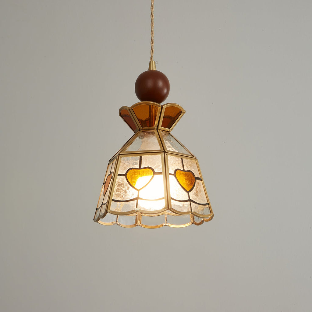 Tiffany Stained Glass Pendant Lamp — Vibrant Decorative Ceiling Light