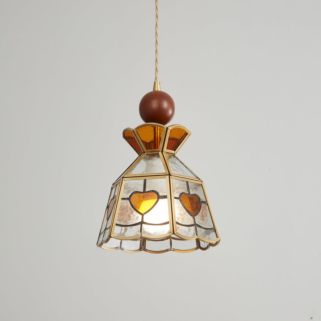 Tiffany Stained Glass Pendant Lamp — Vibrant Decorative Ceiling Light