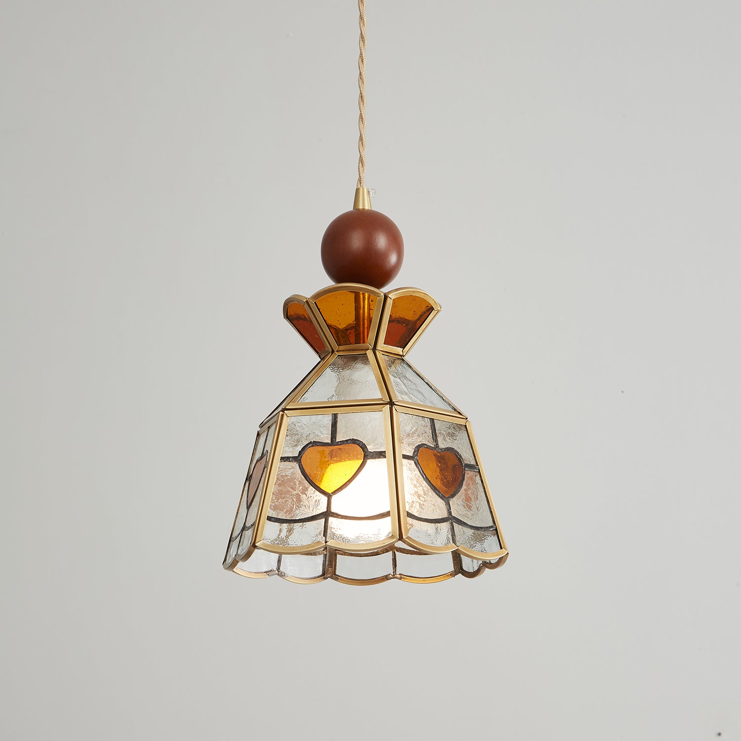 Tiffany Stained Glass Pendant Lamp — Vibrant Decorative Ceiling Light