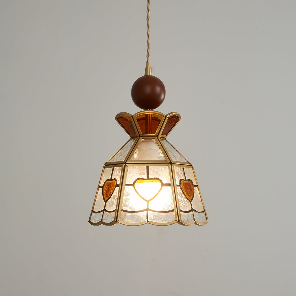 Tiffany Stained Glass Pendant Lamp — Vibrant Decorative Ceiling Light