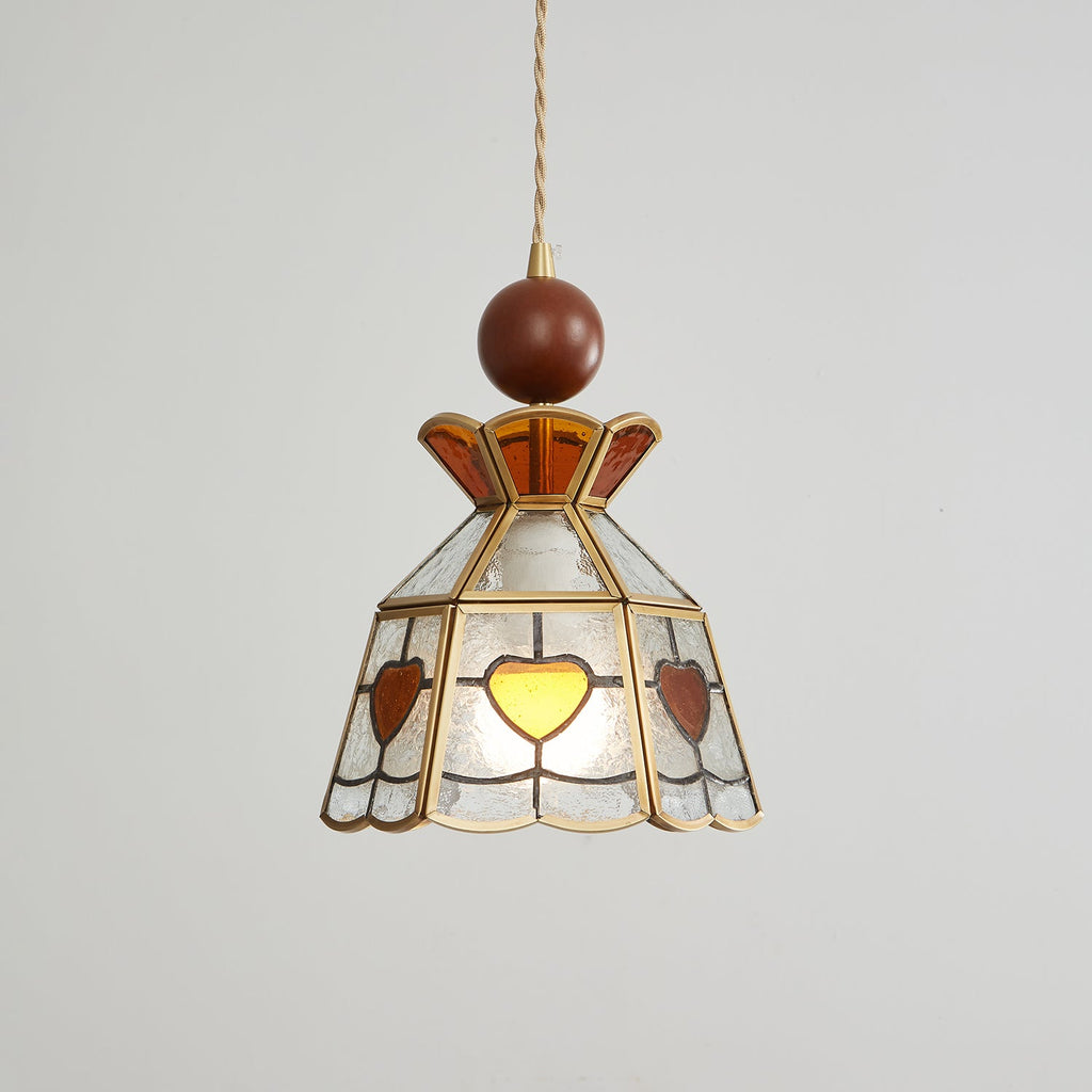 Tiffany Stained Glass Pendant Lamp — Vibrant Decorative Ceiling Light