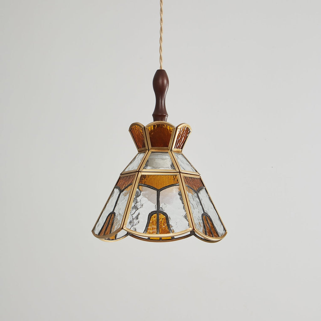 Tiffany Stained Glass Pendant Lamp — Vibrant Decorative Ceiling Light
